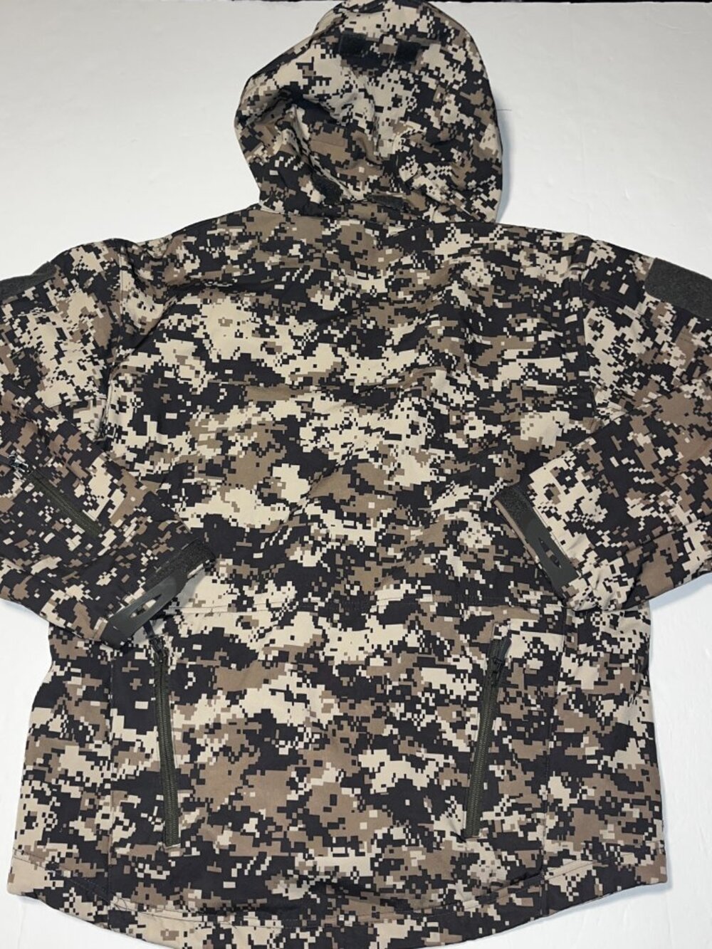 Antarctica men's full zip digital camo hooded tactical jacket medium - Picture 7 of 8